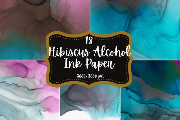 Download 18 Hibiscus Alcohol Ink Paper - Premium Resources