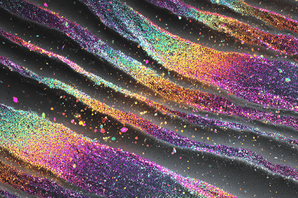 Download Dark Holographic Wave Texture - Graphic Collection