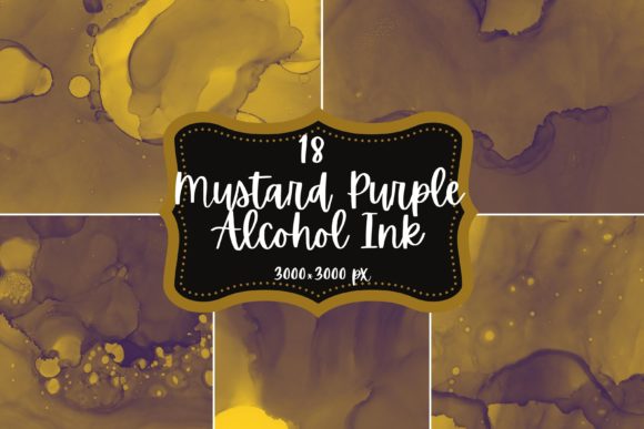Download 18 Mustard Purple Ink Alcohol Paper - Premium Resources
