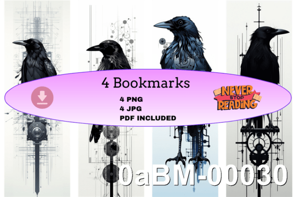 Download Steampunk Mechanical Ravens - Premium Bundle